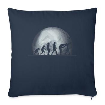 Pluton - Housse de coussin décorative 45 x 45 cm - bleu marine - Devant