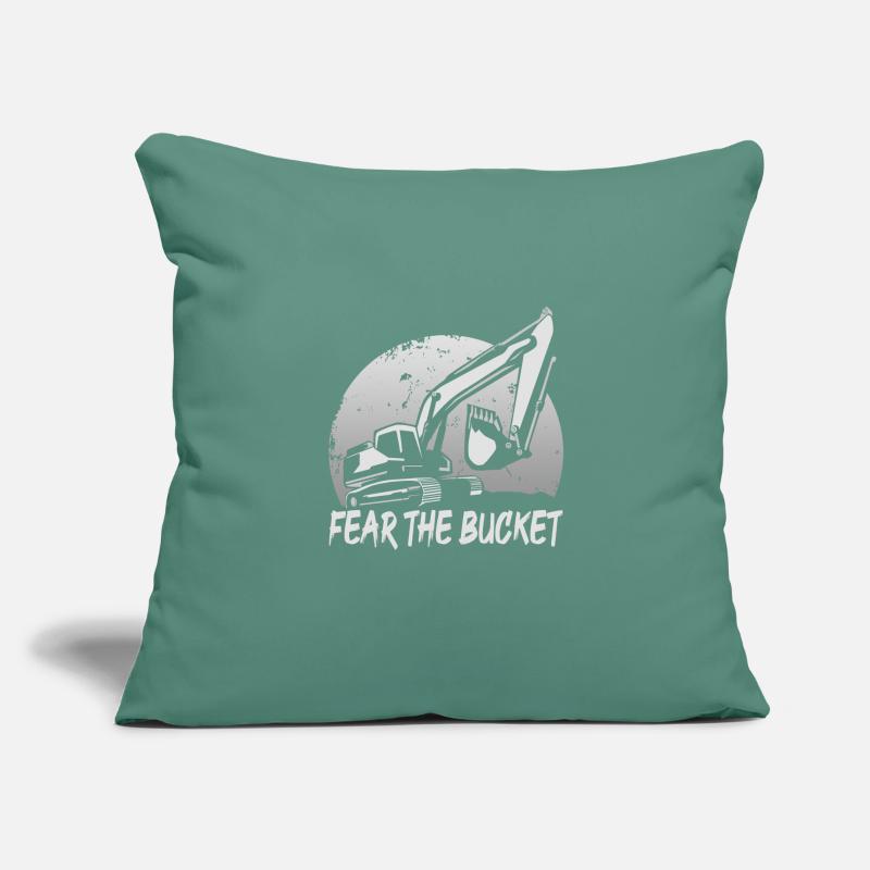 Crane operator design for excavator operators and construction workers Sofa pillowcase 17,3'' x 17,3'' (45 x 45 cm)
