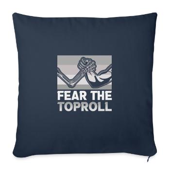 Arm Wrestler Design Armdrücken Arm Wrestling - Housse de coussin décorative 45 x 45 cm - bleu marine - Devant