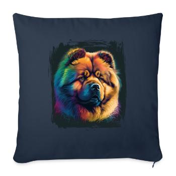 Dog saying Chow Chow for dog lovers - Sofa pillowcase 17,3'' x 17,3'' (45 x 45 cm) - navy - Front