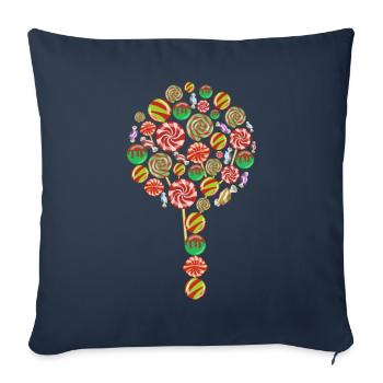 Lolly Candy Gift - Sofa pillowcase 17,3'' x 17,3'' (45 x 45 cm) - navy - Front