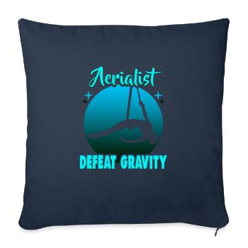 Luftakrobatik Aerialist Design für Luftgymnastic - Sofakissenbezug 45 x 45 cm - Navy - Vorne