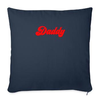 daddy brat red 2 - Sofakissenbezug 45 x 45 cm - Navy - Vorne