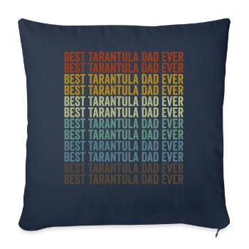 Best Tarantula Dad Ever Tarantula Spider - Sofa pillowcase 17,3'' x 17,3'' (45 x 45 cm) - navy - Front