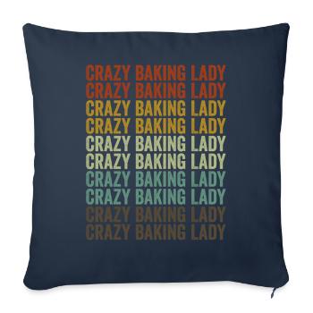 Crazy Baker Bak - Sofa pillowcase 17,3'' x 17,3'' (45 x 45 cm) - navy - Front