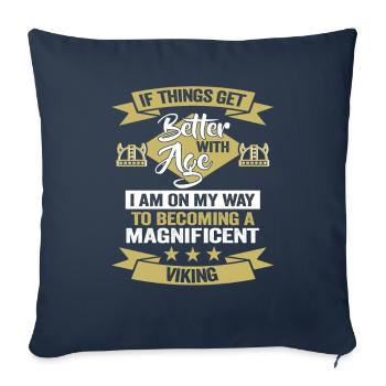 Vikings and Teutons Birthday Celts Fan - Sofa pillowcase 17,3'' x 17,3'' (45 x 45 cm) - navy - Front