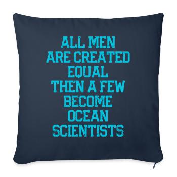 Funny Marine Biologist Marine Biology - Sofa pillowcase 17,3'' x 17,3'' (45 x 45 cm) - navy - Front