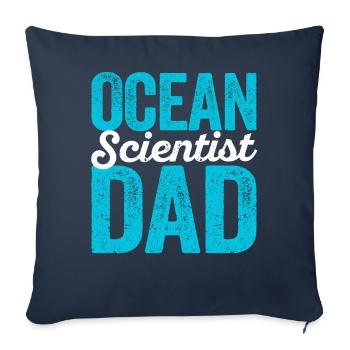 Funny Marine Biologist Marine Biology - Sofa pillowcase 17,3'' x 17,3'' (45 x 45 cm) - navy - Front