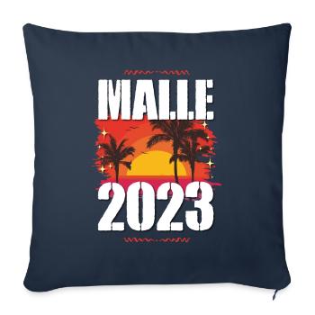 Malle 2023 - Sofa pillowcase 17,3'' x 17,3'' (45 x 45 cm) - navy - Front