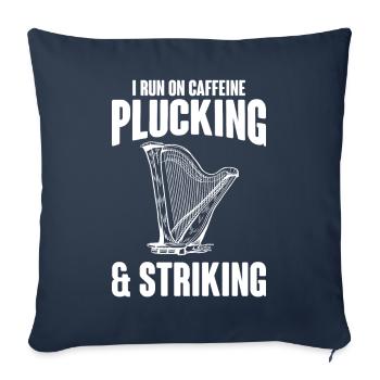 Harpist Harpist - Sofa pillowcase 17,3'' x 17,3'' (45 x 45 cm) - navy - Front