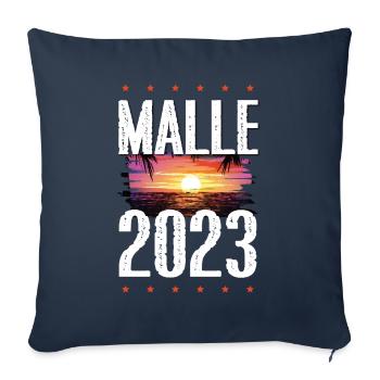 Malle 2023 - Sofa pillowcase 17,3'' x 17,3'' (45 x 45 cm) - navy - Front
