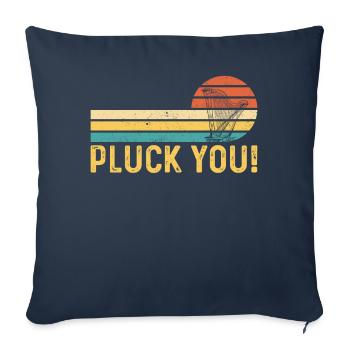 Harpist Harpist Retro - Sofa pillowcase 17,3'' x 17,3'' (45 x 45 cm) - navy - Front