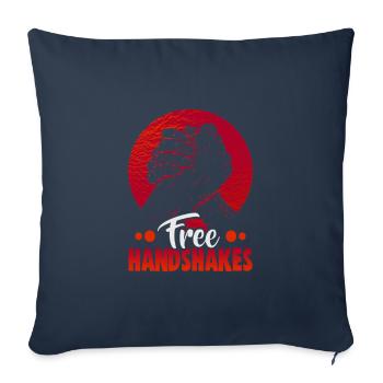 Arm Wrestler Design Armdrücken Arm Wrestling - Sofa pillowcase 17,3'' x 17,3'' (45 x 45 cm) - navy - Front