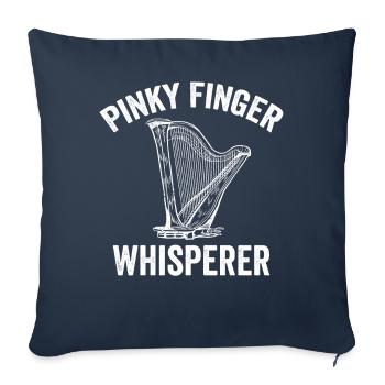 Harpist Harpist - Sofa pillowcase 17,3'' x 17,3'' (45 x 45 cm) - navy - Front