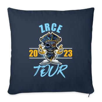 Zrce Party 2023 Skeleton - Sofa pillowcase 17,3'' x 17,3'' (45 x 45 cm) - navy - Front