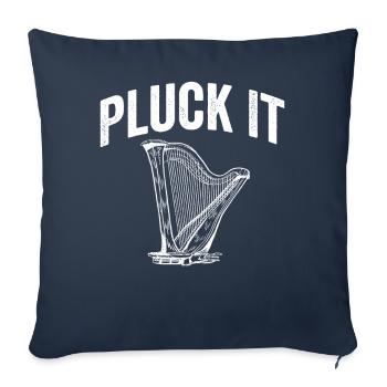 Harpist Harpist - Sofa pillowcase 17,3'' x 17,3'' (45 x 45 cm) - navy - Front