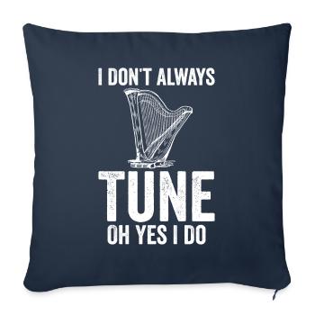 Harpist Harpist - Sofa pillowcase 17,3'' x 17,3'' (45 x 45 cm) - navy - Front