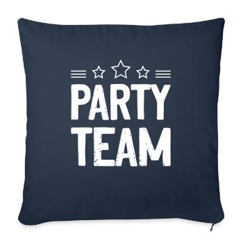 Party Team - Sofa pillowcase 17,3'' x 17,3'' (45 x 45 cm) - navy - Front