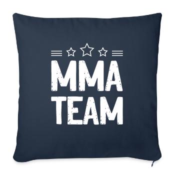 Mma Team - Sofa pillowcase 17,3'' x 17,3'' (45 x 45 cm) - navy - Front