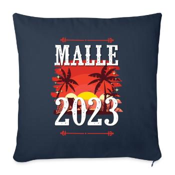 Malle 2023 - Sofa pillowcase 17,3'' x 17,3'' (45 x 45 cm) - navy - Front