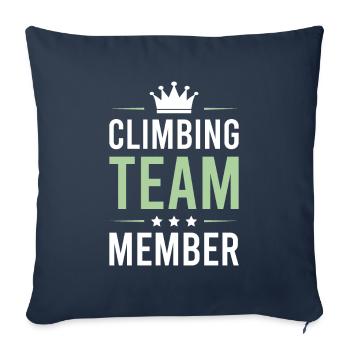 Climbing Team - Sofakissenbezug 45 x 45 cm - Navy - Vorne