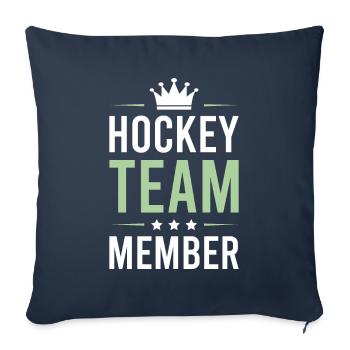 Hockey Team - Sofakissenbezug 45 x 45 cm - Navy - Vorne