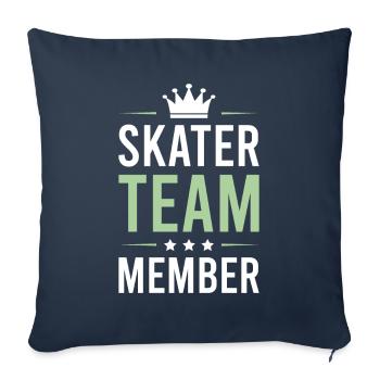 Skater Team - Sofa pillowcase 17,3'' x 17,3'' (45 x 45 cm) - navy - Front