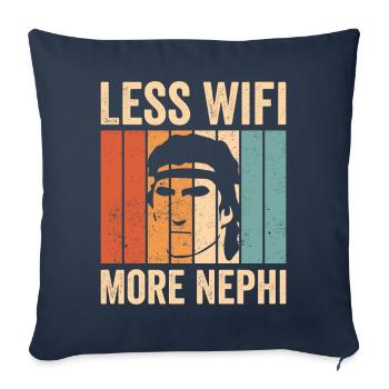 Lustiger Mormonen-Missionar LDS - Sofakissenbezug 45 x 45 cm - Navy - Vorne