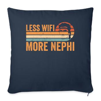 Lustiger Mormonen-Missionar LDS - Sofakissenbezug 45 x 45 cm - Navy - Vorne