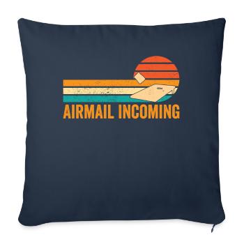 Funny Cornhole Corn Hole Retro - Sofa pillowcase 17,3'' x 17,3'' (45 x 45 cm) - navy - Front