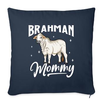 Brahman Mommy - Brahman Beef - Sofa pillowcase 17,3'' x 17,3'' (45 x 45 cm) - navy - Front