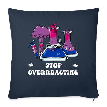 Bi Pride Bisexual Flag Chimie subtile - Housse de coussin décorative 45 x 45 cm - bleu marine - Devant