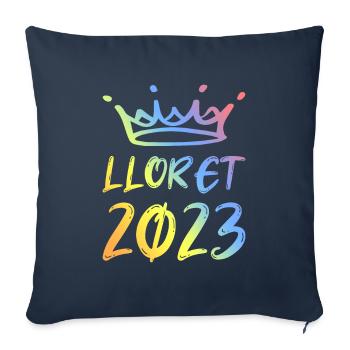 Lloret De Mar 2023 - Sofa pillowcase 17,3'' x 17,3'' (45 x 45 cm) - navy - Front