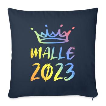 Malle 2023 - Sofa pillowcase 17,3'' x 17,3'' (45 x 45 cm) - navy - Front