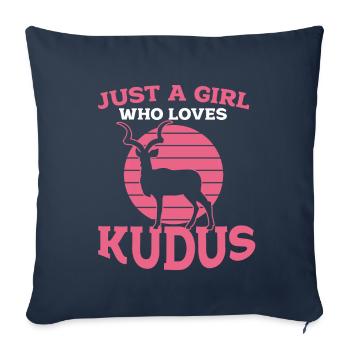 Kudu - Sofa pillowcase 17,3'' x 17,3'' (45 x 45 cm) - navy - Front