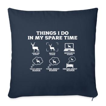 Kudu - Sofa pillowcase 17,3'' x 17,3'' (45 x 45 cm) - navy - Front
