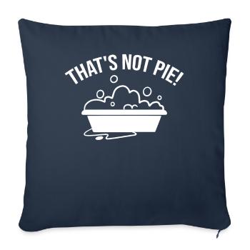 Funny soap making soap maker - Sofa pillowcase 17,3'' x 17,3'' (45 x 45 cm) - navy - Front