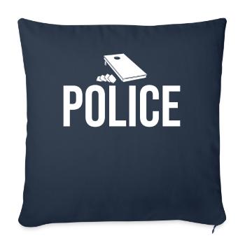 Funny Cornhole Corn Hole - Sofa pillowcase 17,3'' x 17,3'' (45 x 45 cm) - navy - Front