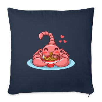 Scorpion - Sofa pillowcase 17,3'' x 17,3'' (45 x 45 cm) - navy - Front