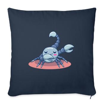 Scorpion - Sofa pillowcase 17,3'' x 17,3'' (45 x 45 cm) - navy - Front