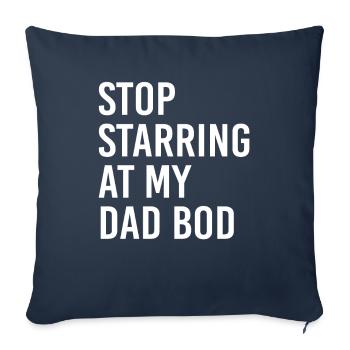 Dad Bod-to-be Dad Paternity Family Father - Sofa pillowcase 17,3'' x 17,3'' (45 x 45 cm) - navy - Front