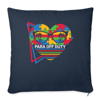 Paraprofessional - Sofa pillowcase 17,3'' x 17,3'' (45 x 45 cm) - navy - Front