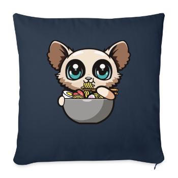 Galago - Sofa pillowcase 17,3'' x 17,3'' (45 x 45 cm) - navy - Front