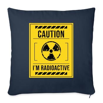 IM Radioactive Radiation Therapy Cancer - Sofa pillowcase 17,3'' x 17,3'' (45 x 45 cm) - navy - Front