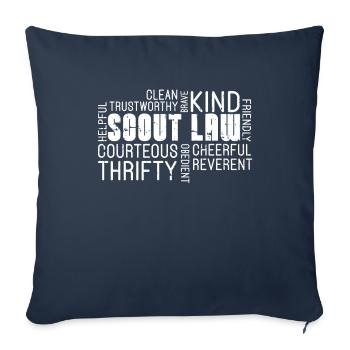 Scout - Sofa pillowcase 17,3'' x 17,3'' (45 x 45 cm) - navy - Front