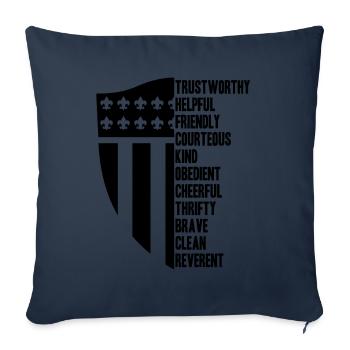 Boy Scout Cool - Sofa pillowcase 17,3'' x 17,3'' (45 x 45 cm) - navy - Front