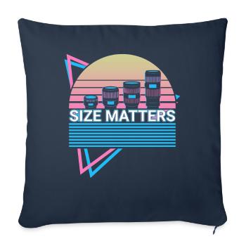 Camera Photography Photographer Retro - Sofa pillowcase 17,3'' x 17,3'' (45 x 45 cm) - navy - Front