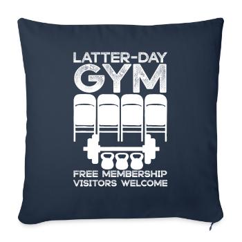 Mormone LDS-Missionar - Sofakissenbezug 45 x 45 cm - Navy - Vorne