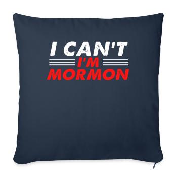 LDS-Missionar - Sofakissenbezug 45 x 45 cm - Navy - Vorne