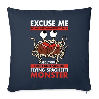 FSM Pastafarian - Sofakissenbezug 45 x 45 cm - Navy - Vorne